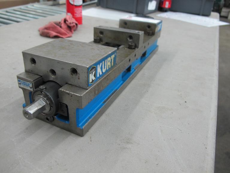 Machines Used | Kurt DL-400C 4" Double Lock Machine Vise