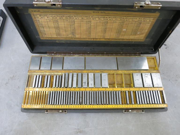 Machines Used DoAll Gage Block Set As Shown