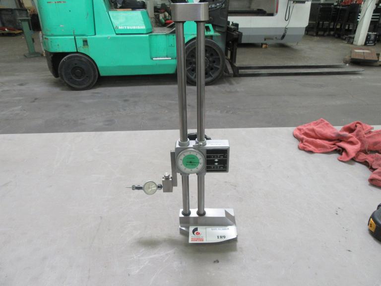 Machines Used 12" Dial Height Gauge w Inter rapid Dial Indicator