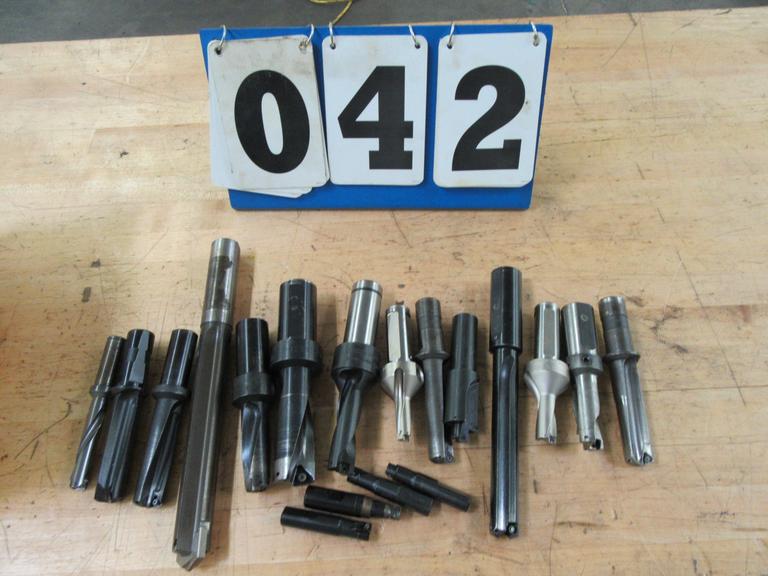 Machines Used Assorted Insert Drills & Boring Bars As Shown