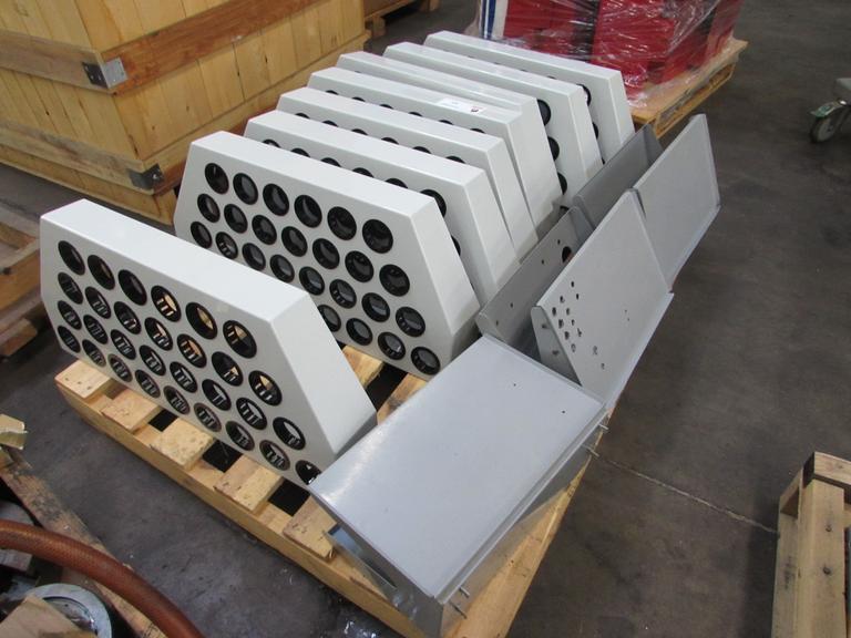 Machines Used (8) 30Position Tool Holder Racks and (3) Tool Shelves