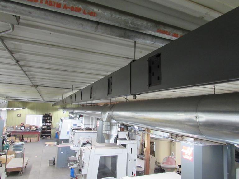 Machines Used (20) 10' Sections of Square D Bus Duct with Hangers and