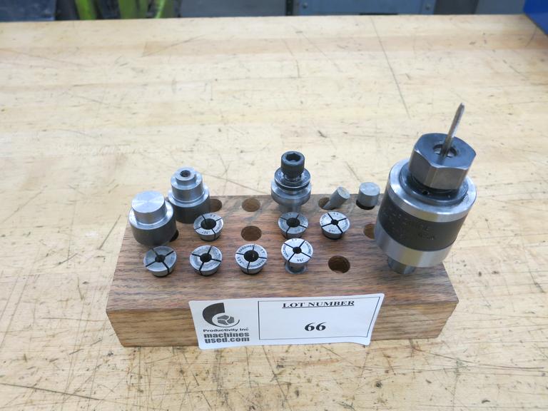 Machines Used Hardinge Tap Holder with Hardinge TT Tap Collets