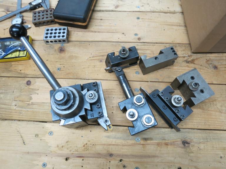 Machines Used Aloris CXA Quick Change Tool Post with SlideOn Holders