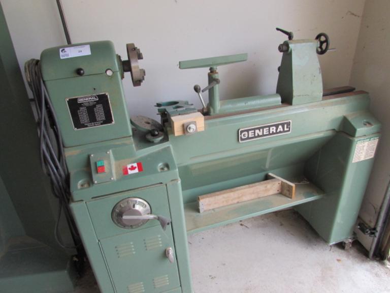 Machines Used General Manufacturing Model 260201 Wood Lathe