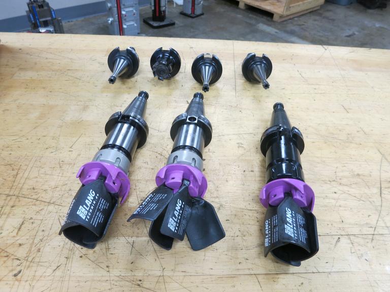 Machines Used Cat 40 Taper Tool Holders (7) (3) ER32 Collet Holders