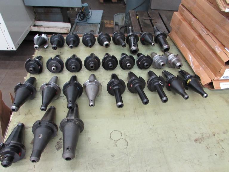Machines Used (30) Assorted Command End Mill Type Cat 50 Tool Holders
