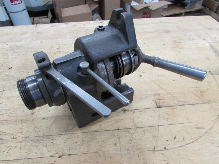 Machines Used Hardinge HV4N 5C Collet Indexing Fixture. Horizontal