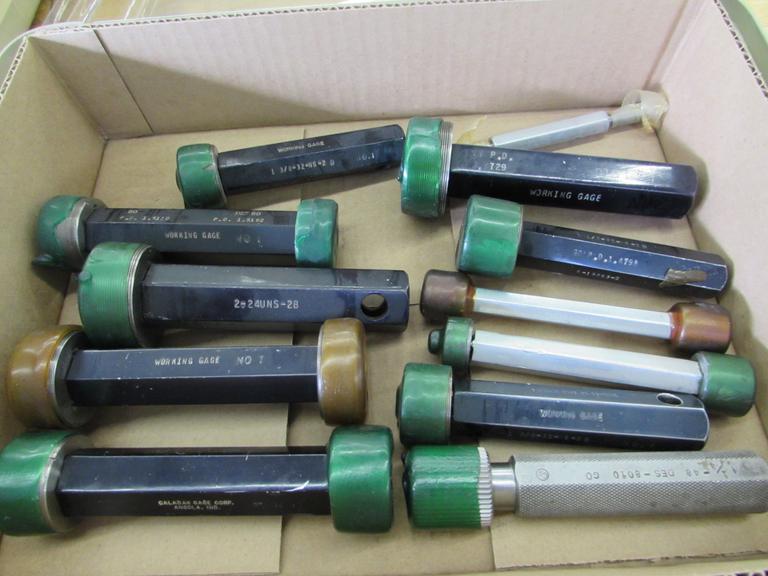 Machines Used Internal Thread Gages, Assorted, up to 224