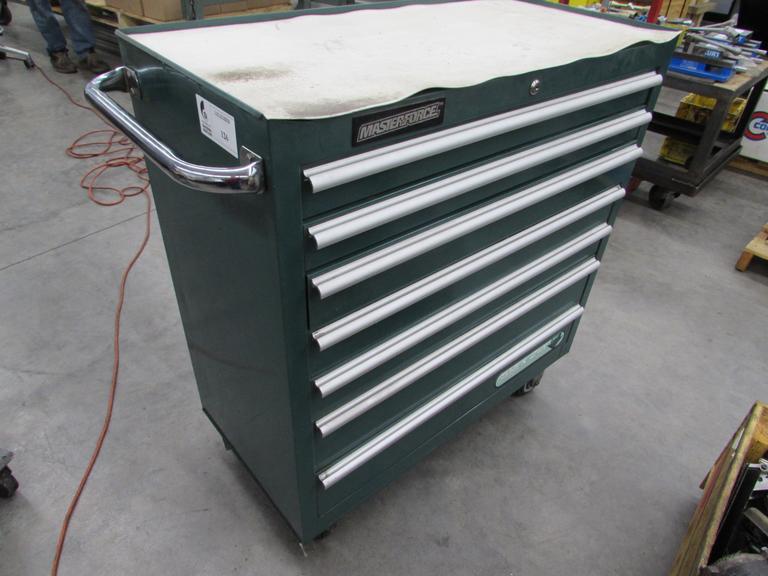 Machines Used Masterforce 7Drawer Rolling Tool Chest