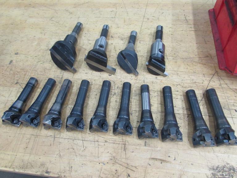 Machines Used (10) 13/4" Insert Type Cutters with Integrated R8