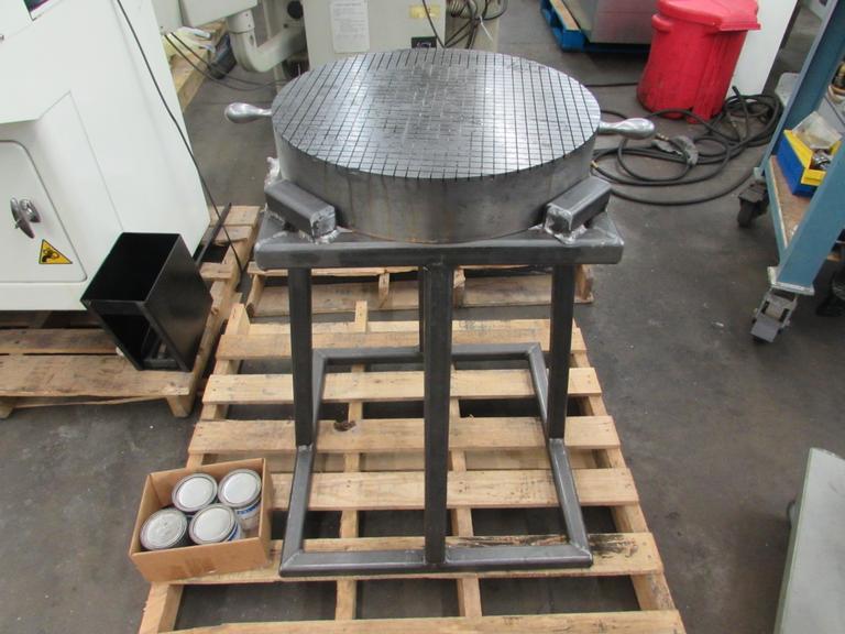 Machines Used 18" Diameter Lapping Plate with Stand and Lapping Compound