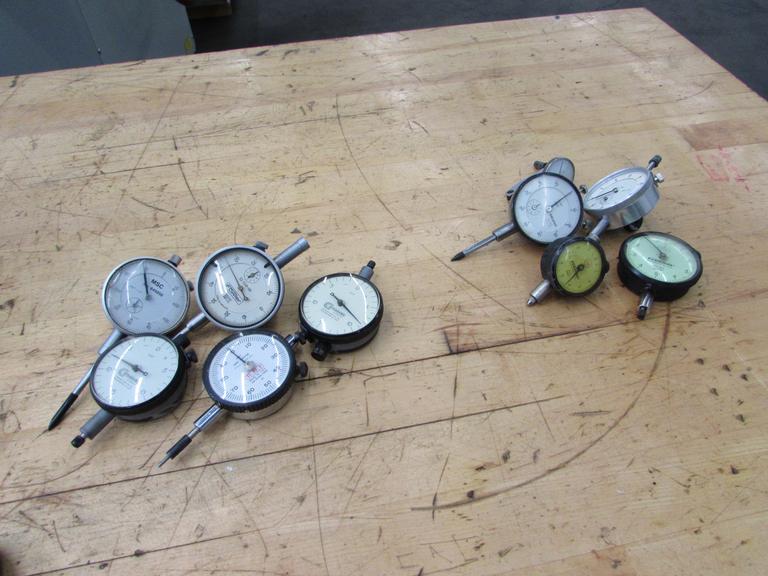 Machines Used (5) .001" Dial Indicators and (5) Misc Indicators for