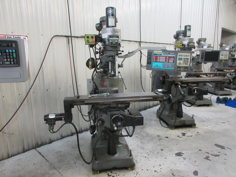 Machines Used Bridgeport EZTrak 2Axis CNC Vertical Toolroom Mill