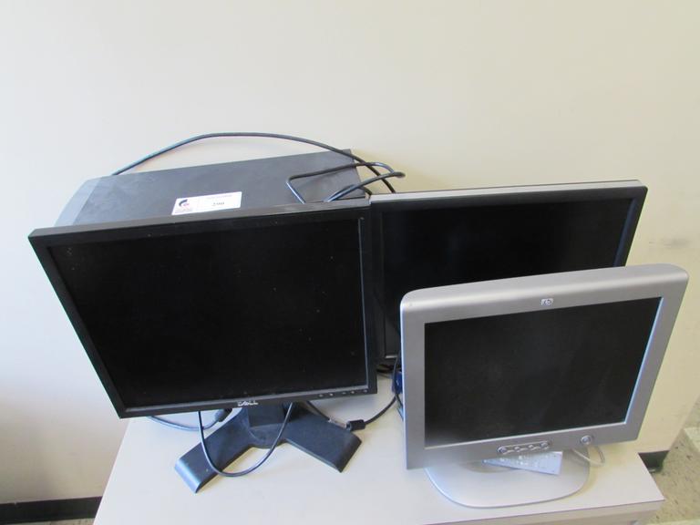 Machines Used (3) Monitors And A Computer Tower