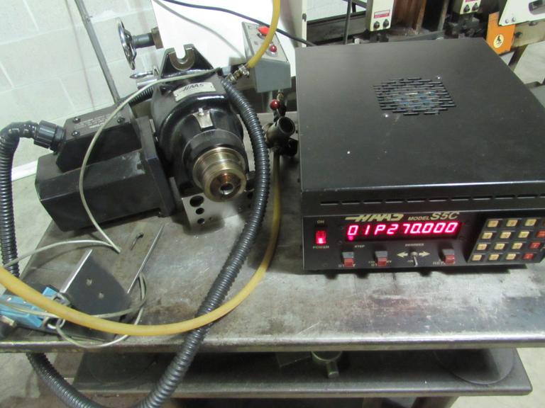 Machines Used Haas HA5C Brushed Type 5C Rotary Indexer with Pneumatic