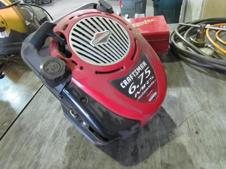 Machines Used | Briggs & Stratton 6.5HP Vertical Shaft Gasoline Engine
