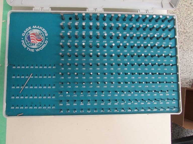 Machines Used Meyer Model M1 Class Z Plus Gage Pin Set, Nearly