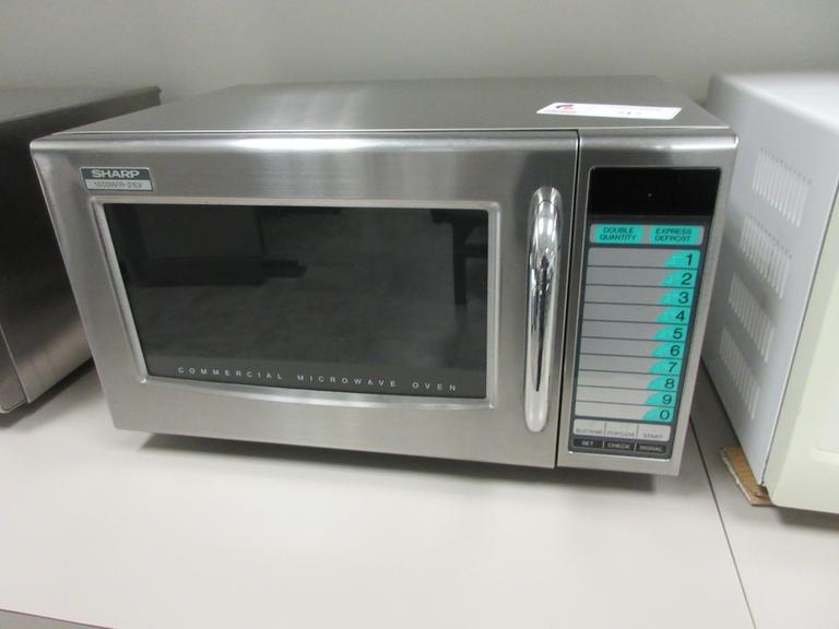 Machines Used | Sharp 1000W/R-21LV Commerical Microwave Oven