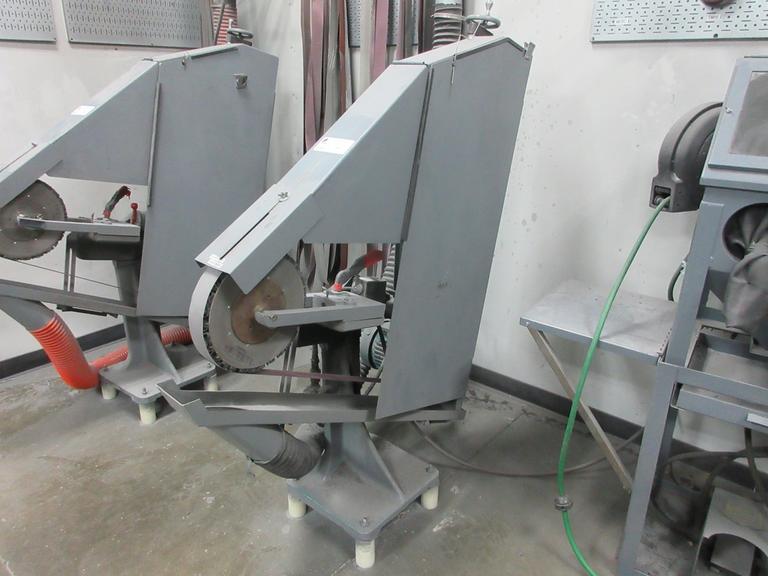 Machines Used Bader Space Saver Belt Sander with Wheels for 2" Wide