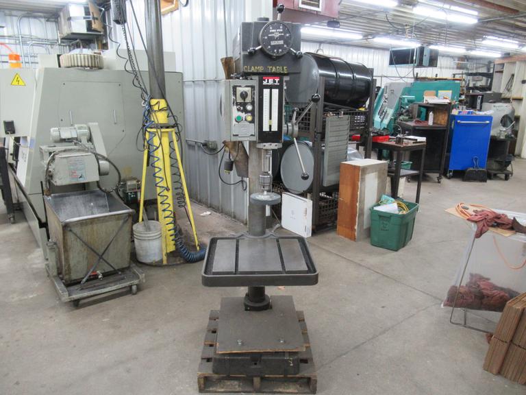 Machines Used Jet JDP20VS3 Drill Press