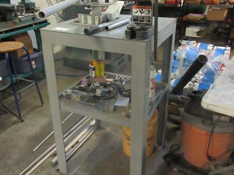 Machines Used Heavy Duty Work Table with Dake No. 1 Arbor Press and