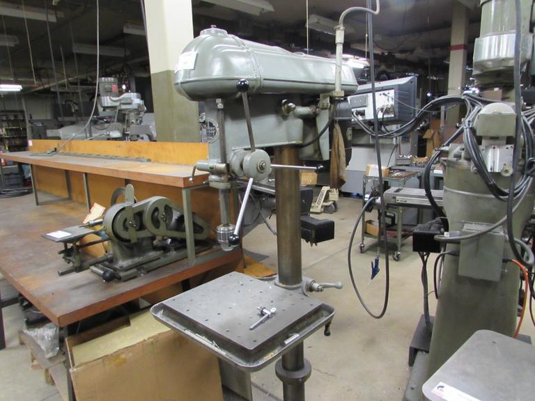 Machines Used Walker Turner 20" Drill Press with Jacobs Drill Chuck