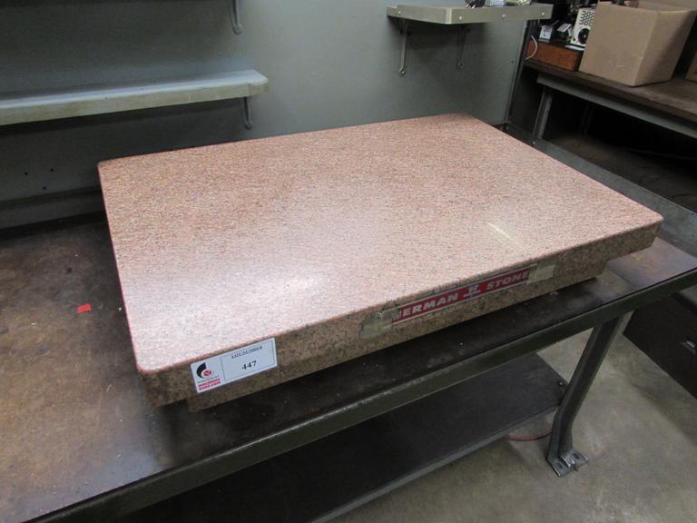 Machines Used Herman Stone 36" x 24" x 6" 4Ledge Grade AA Pink