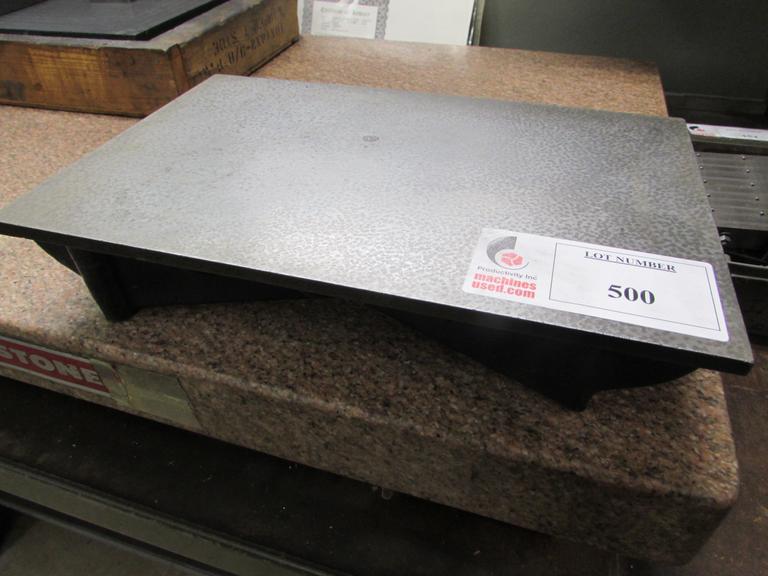 Machines Used 14" x 9" Cast Iron Surface Plate