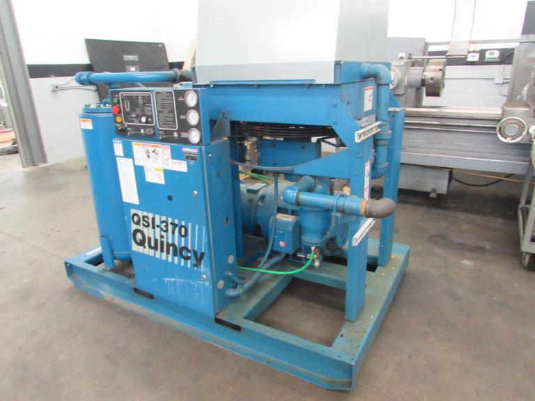 Machines Used Quincy QSI370 Rotary Screw Air Compressor with 75HP Motor