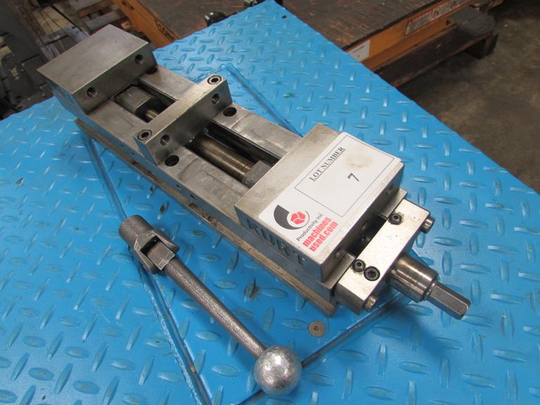 Machines Used | Kurt DL-400C 4" Double Lock Machine Vise with Handle
