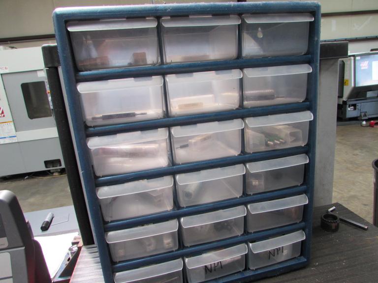 Machines Used Assorted Internal Thread Gages with Plastic Organizer