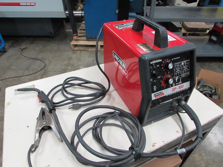 Machines Used Lincoln SP100 Arc Welding Power Source and Wire Feeder