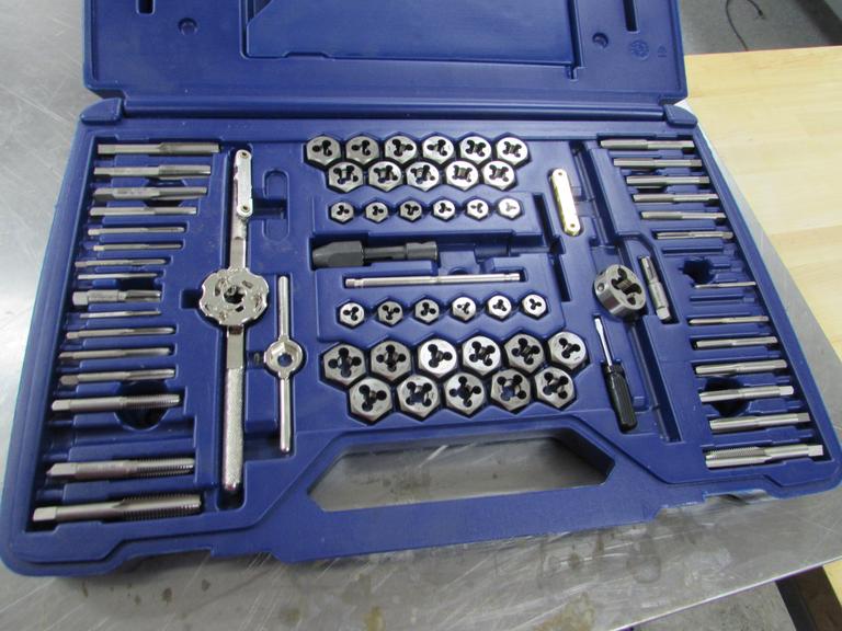 Machines Used Irwin Tap and Die Set with Plastic Case