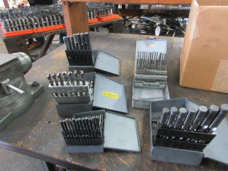 Machines Used Huot Drill Indexes w Drills, A to Z, Fractional, 160