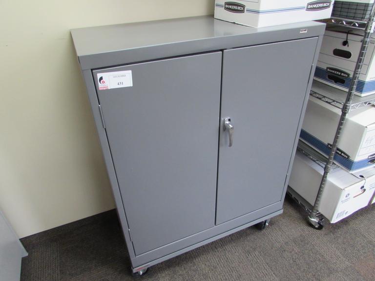 Machines Used Uline 2 Door Metal on Casters