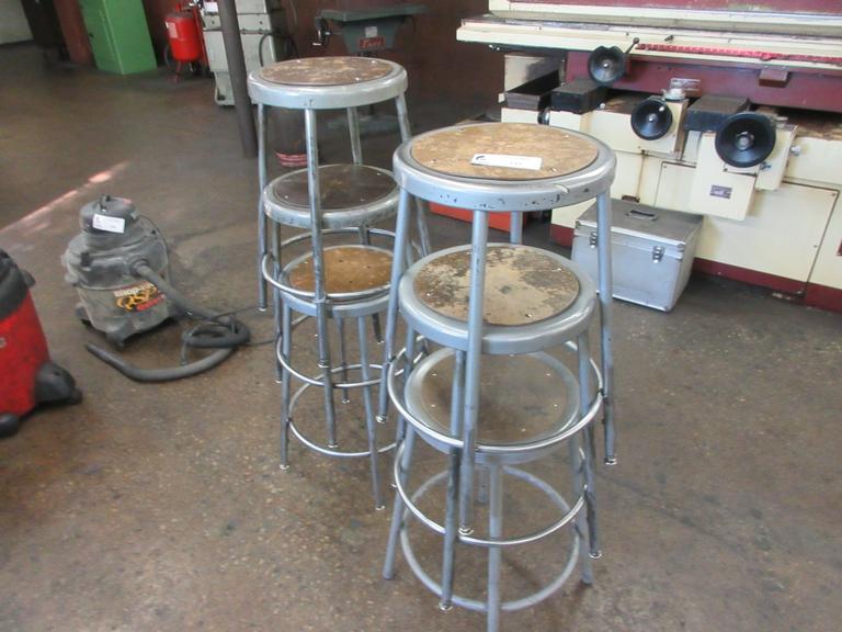 Machines Used (6) Stackable Shop Stools
