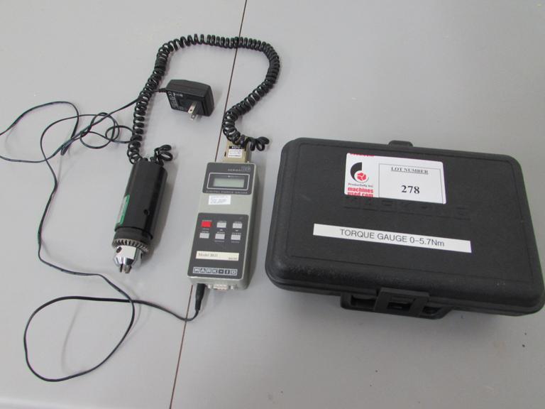 Machines Used Mark10 BGI Digital Force Gage with Torque Head and Case