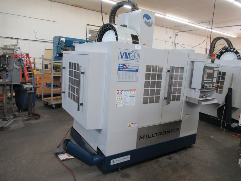 Machines Used Milltronics VM20 CNC Vertical Machining Center, Series