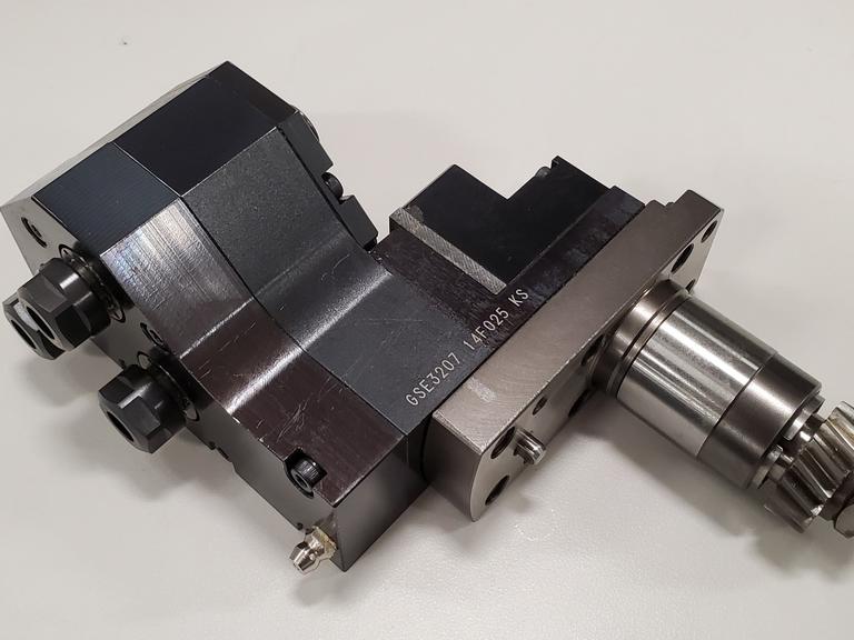 Machines Used 3 Station Front/Back Working Live Tool Holder for