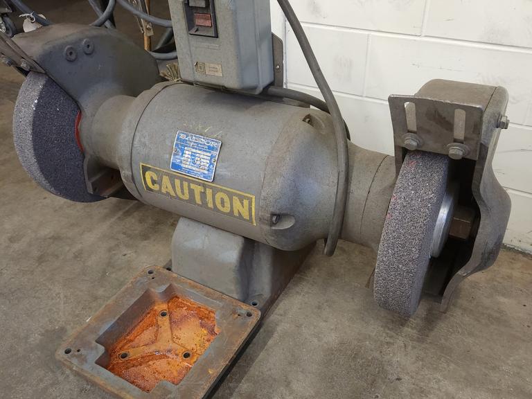 Machines Used Baldor 1406W Double End Grinder with 5HP Motor