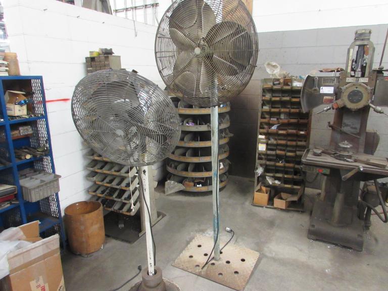 Machines Used (2) Pedestal Fans