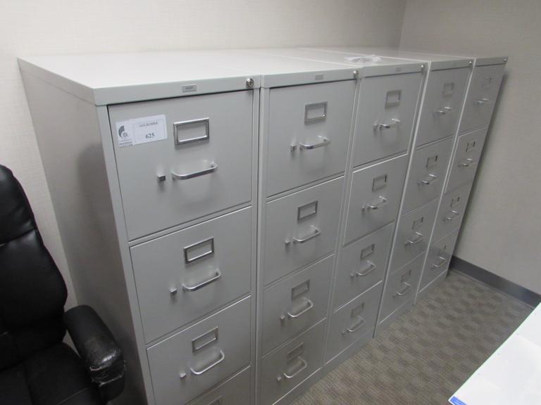 (5) Hon 4Drawer File