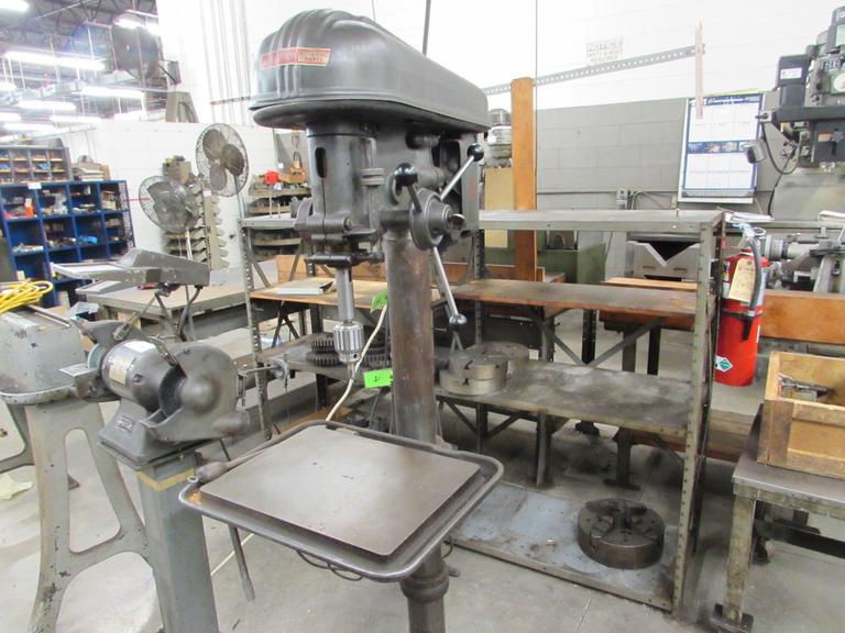 Machines Used Rockwell Delta Drill Press With Chuck