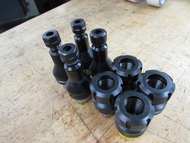 Machines Used (8) Collet Type Capto C5 Tool Holders (4) ER16 and (4