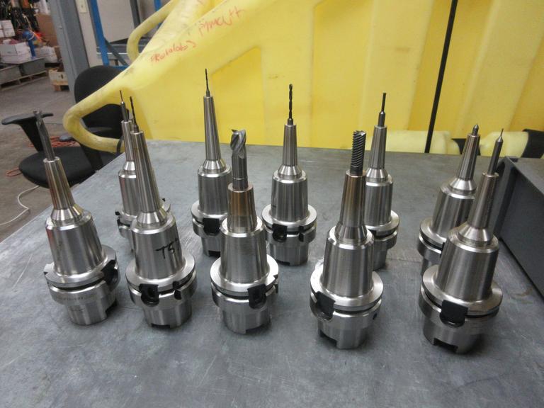 Machines Used MST HSK A63 Shrink Fit Tool Holders (10)
