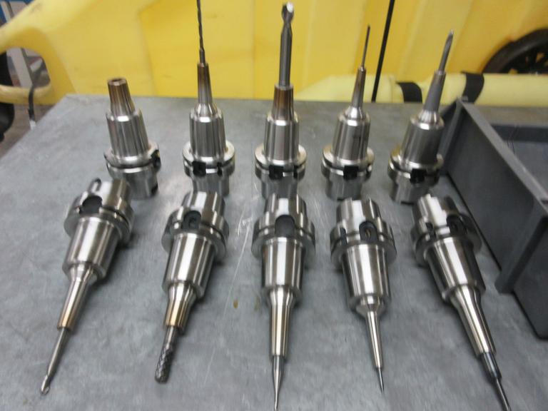 Machines Used MST HSK A63 Shrink Fit Tool Holders (10)