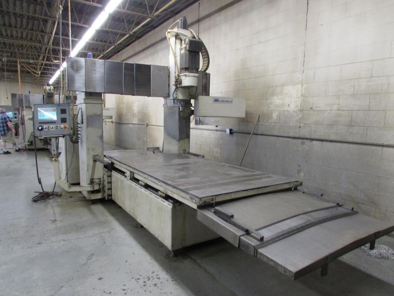Machines Used Milltronics BR50 CNC Bridge Mill with Centurion 6 CNC