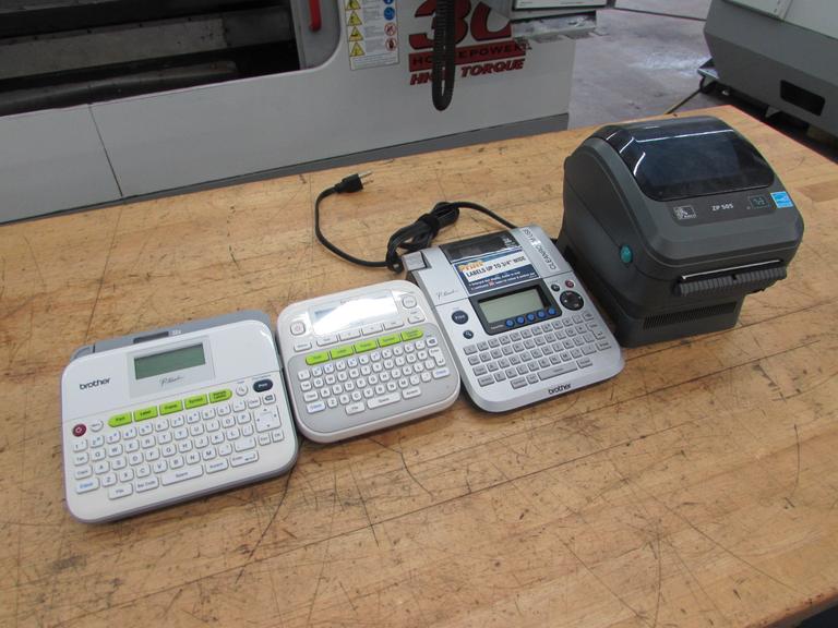 Machines Used (4) Label Printers (3) Brother and (1) Zebra