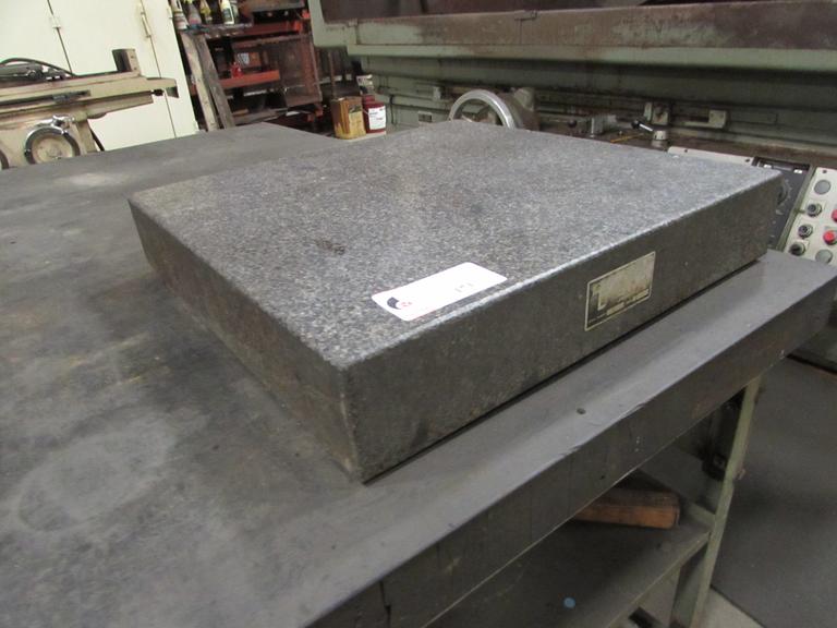 Machines Used TruStone 24" x 24" x 4" Granite Surface Plate, Grade B
